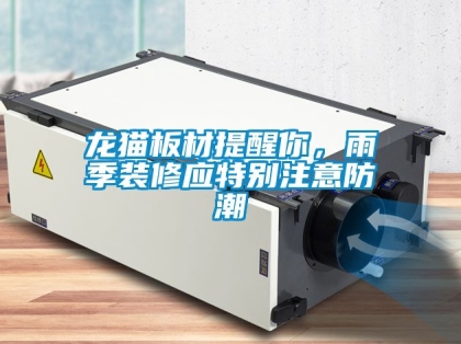 龍貓板材提醒你，雨季裝修應(yīng)特別注意防潮